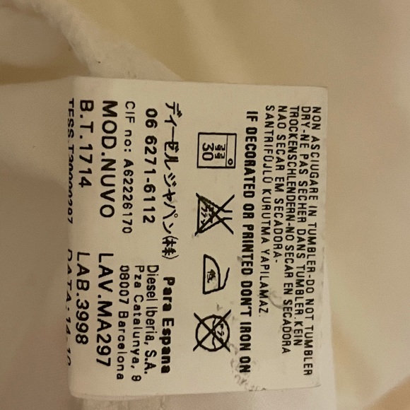 Vintage Diesel 3/4 length sleeve jacket - Picture 11 of 13